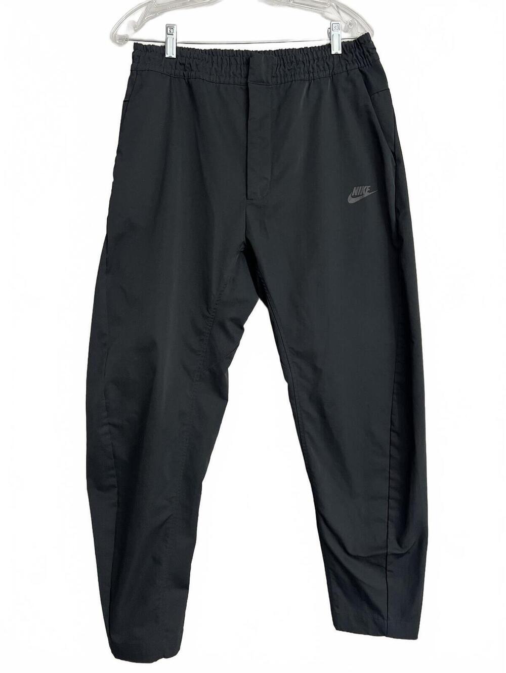 Nike Sportswear Tech Pack Woven Pants Men's L Black Utility Jogger Zip Pocket